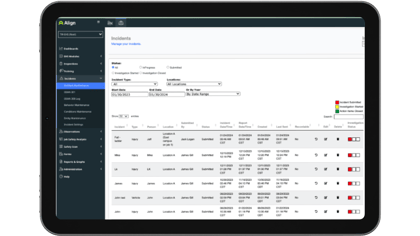 align ehs tablet